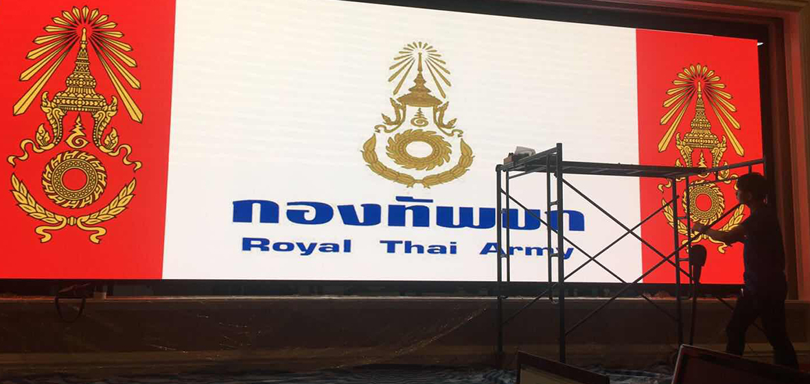 LED video wall in Royal Thai Army