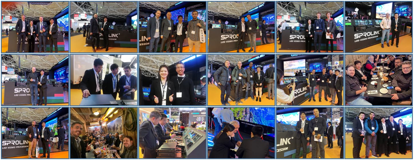 SPROLINK with customers in ISE2020